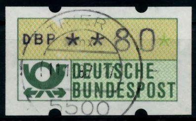 BRD ATM 1981 Nr 1-1-080 gestempelt X96E032