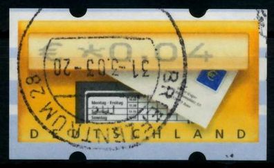 BRD ATM 2002 Nr 5-1-0004 gestempelt X970696