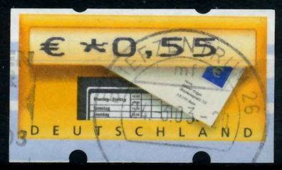 BRD ATM 2002 Nr 5-1-0055 gestempelt X9706A6