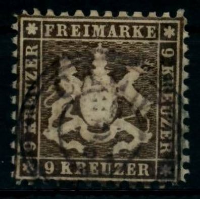 Württemberg Ausgabe VON 1863 Nr 28d gestempelt X6BBBEA