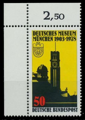 BRD 1978 Nr 963 postfrisch ECKE-OLI X805302