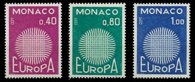 MONACO 1970 Nr 977-979 postfrisch SA6E986