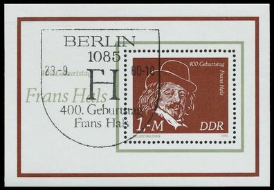 DDR BLOCK Kleinbogen Block 61 SB8B496