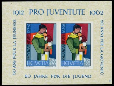 Schweiz BLOCK Kleinbogen 1960-1969 Block 18-08 X2EA536