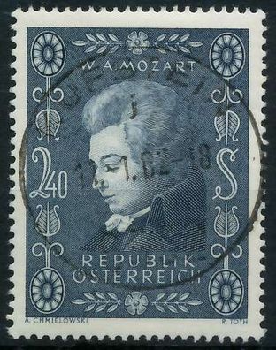 Österreich 1956 Nr 1024 zentrisch gestempelt X75E6E6