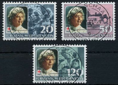 Liechtenstein 1985 Nr 875-877 zentrisch gestempelt X0CDC12