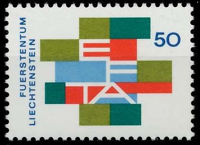 Liechtenstein 1967 Nr 481 postfrisch SB07E12