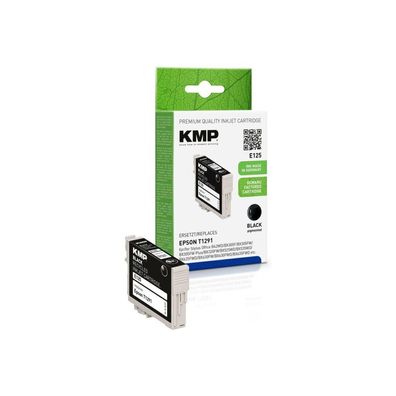 KMP E125 schwarz Tintenpatrone ersetzt EPSON T1291L