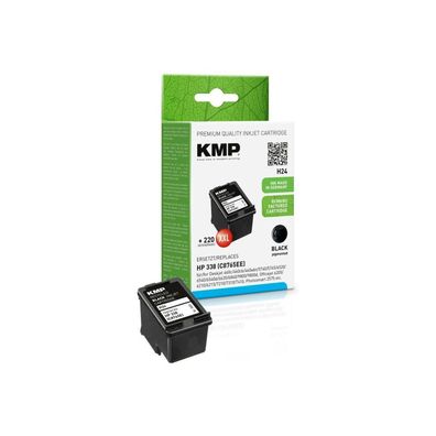 KMP H24 schwarz Tintenpatrone ersetzt HP 338 (C8765E)