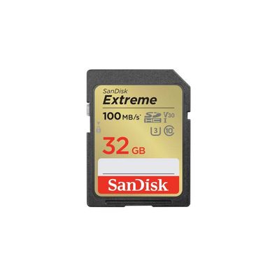 Extreme 32 GB SDHC (UHS-I U3, Class 10, V30)