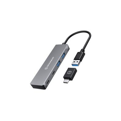 Graugear USB-HUB 4x USB 3.0, 2x Type-C und 2x Type-A retail