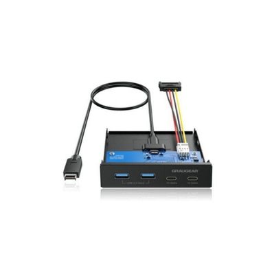 Graugear USB-HUB Multi Front Panel, USB 3.2 Gen2 Type-C retail