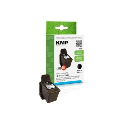 KMP Patrone HP C8727AE Nr.27 black 500 S. H13 refilled