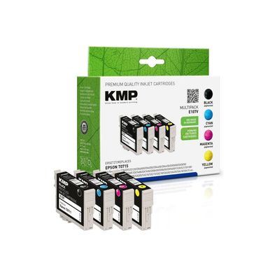 KMP Patrone Epson T0715 Multip. 245-485 S. E107V remanufactured