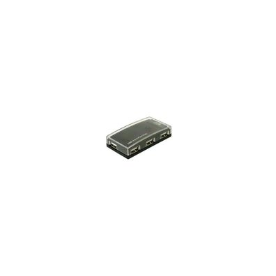 DELOCK USB-HUB 4-Port USB, schwarz, mit NT extern