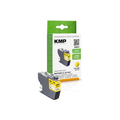 KMP B58YX Tintenpatrone yellow komp. mit Brother LC-3219XLY