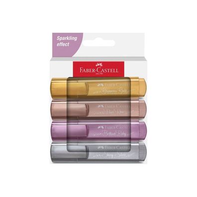 FABER-CASTELL TL 46 Textmarker farbsortiert, 4 St