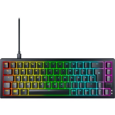 K5V2 (Schwarz, De-Layout, Cherry Mx2A Silent Red)