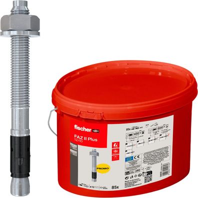 Fischer Bolzenanker FAZ II Plus 12/10 im Eimer (85 St) - 568859