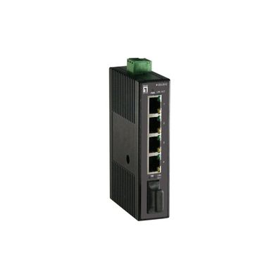 LevelOne Switch, 4x FE IES-0510 1xSC