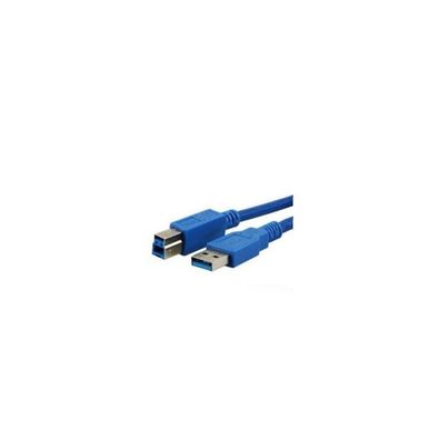 MediaRange Anschlusskabel USB 3.0 Stecker A/B 3m blau