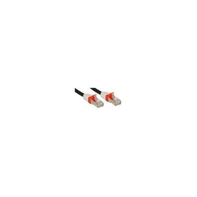 LINDY Patchkabel Cat6(A) SSTP / S/FTP PIMF schwarz 1.00m 10G