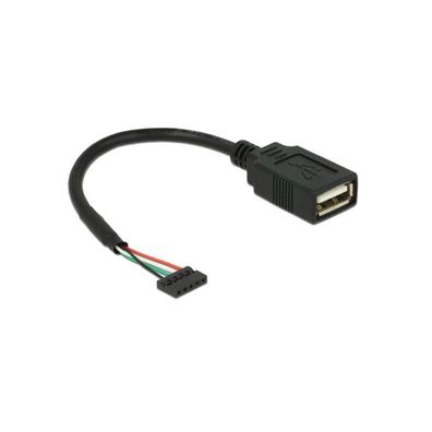 DELOCK USB Kabel Pinheader 5Pin -> A Bu/Bu 0.15m