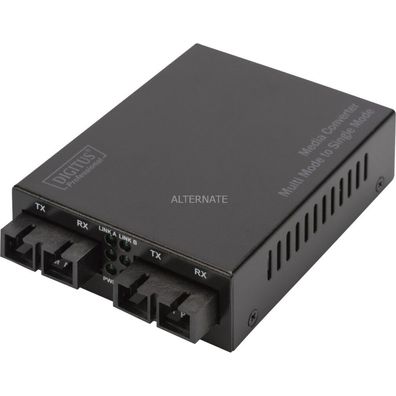 Digitus Medienkonverter Gigabit Multimode/ Singlemode, SC/SC