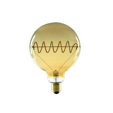 Segula LED Bridge Globe 125 Curved Plus gold E27 6,5W 1900K