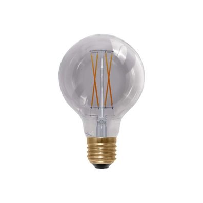 Segula LED Globe 80 smokey grau E27 5W 1900K dimmbar