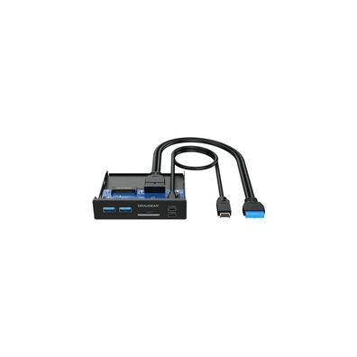 Graugear USB-HUB+Kartenleser Multi Front Panel, Type-C USB retail