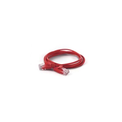 Wantec Patchkabel UTP CAT6a d=2,8mm 0,25m rot