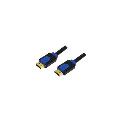 LogiLink HDMI-Kabel Ethernet A -> A St/St 3.00m Gold
