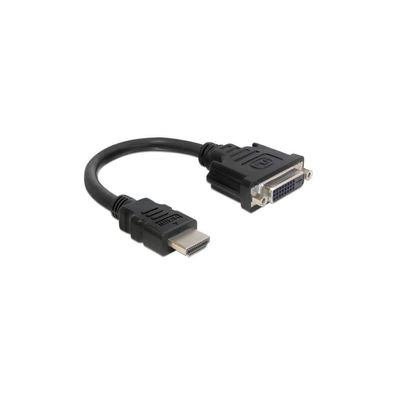 Delock DELOCK HDMI Adapter A -> DVI(24 + 5) St/Bu Kabellänge 20cm