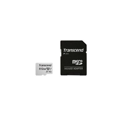 Transcend SD microSD Card 512GB Transcend SDXC USD300S-A w/Adapter