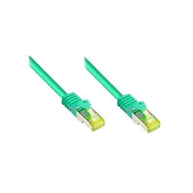 Good Connections, Patchkabel m. Cat.7 Rohkabel, grün 2m
