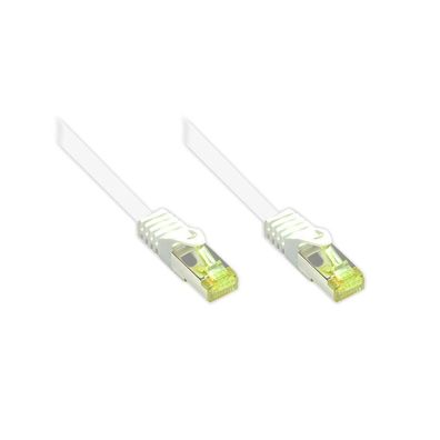 Good Connections Patchkabel m. Cat.7 Rohkabel, weiß 10m