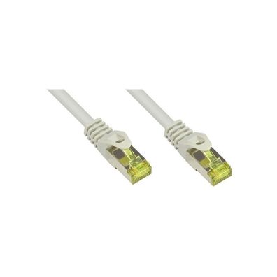 Good Connections, Patchkabel m. Cat.7 Rohkabel, grau 15m