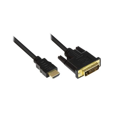 Good Connections Kabel HDMI-St.-DVI-D 24 + 1 St. schwarz 1m