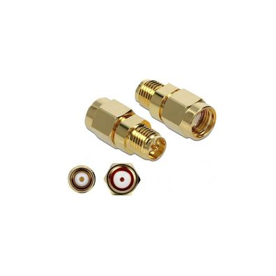 DELOCK Adapter RP-SMA Stecker zu RP-SMA Buchse 10 GHz