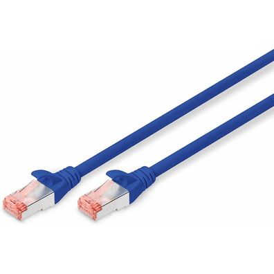 Digitus Patchkabel CAT 6 S/FTP 10m (blau, 10 Meter)