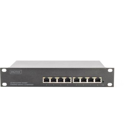 Digitus Switch 8-Port Gigabit Managed schwarz