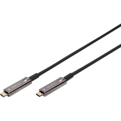 Digitus 4K USB 3.1 Typ - C AOC AV-Anschlusskabel, 20m