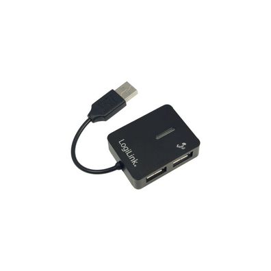 LogiLink USB-HUB "Smile" 4-Port o. NT schwarz