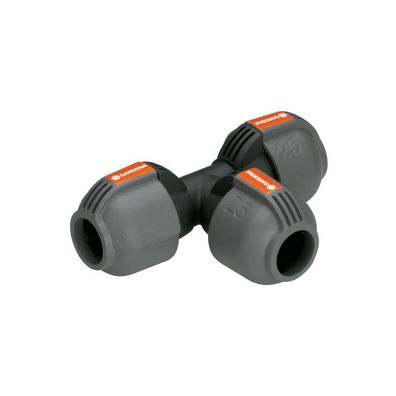 Sprinklersystem T-Stück 25mm (schwarz/grau)