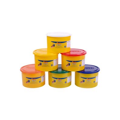 JOVI Knete Soft Dough mehrfarbig, 6 Farben je 460,0 g