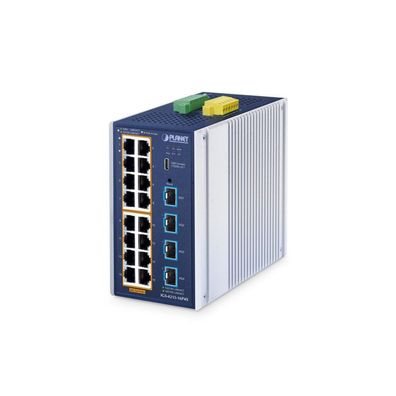 Planet Industrial L2+ 16-Port Managed Switch IGS-4215-16P4X