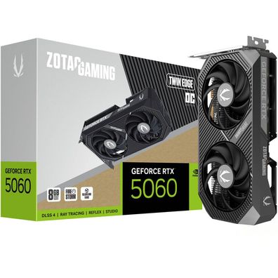 Zotac RTX 5060 Twin Edge OC, 8GB GDDR7 HDMI 3xDP