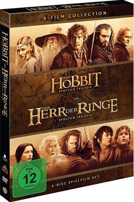 Mittelerde Collection (DVD) 6Discs enthält die Kinofassungen
