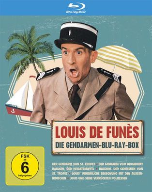 Louis de Funès: Die Gendarmen-Blu-ray-Box (Blu-ray) - Sony Music - (Blu-ray Video / K